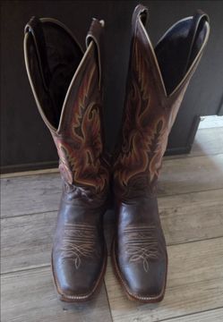 Nocona MD2714 Men size10D Legacy Western Boot with Brown Legacy Calf Foot and a Punchy Square Toe