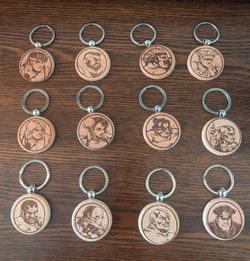 Street fighter 2 keychain set