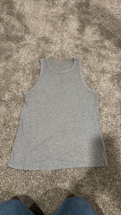 A new day gray tank