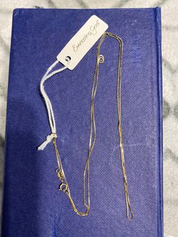 14k yellow 24’ box chain woman’s OBO