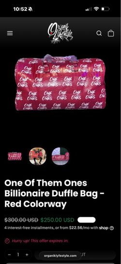 designer duffel bag