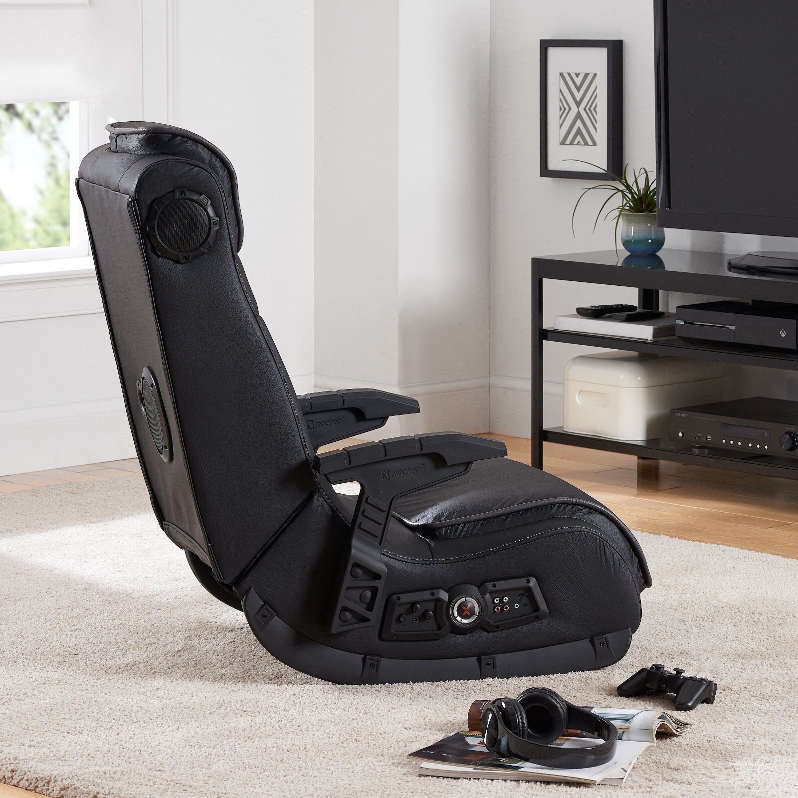 X Rocker Pro Series Wireless Gaming Chair Rocker, Black