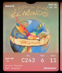 Karol G tickets