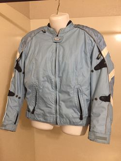 Woman’s motorcycle jacket with removable lining