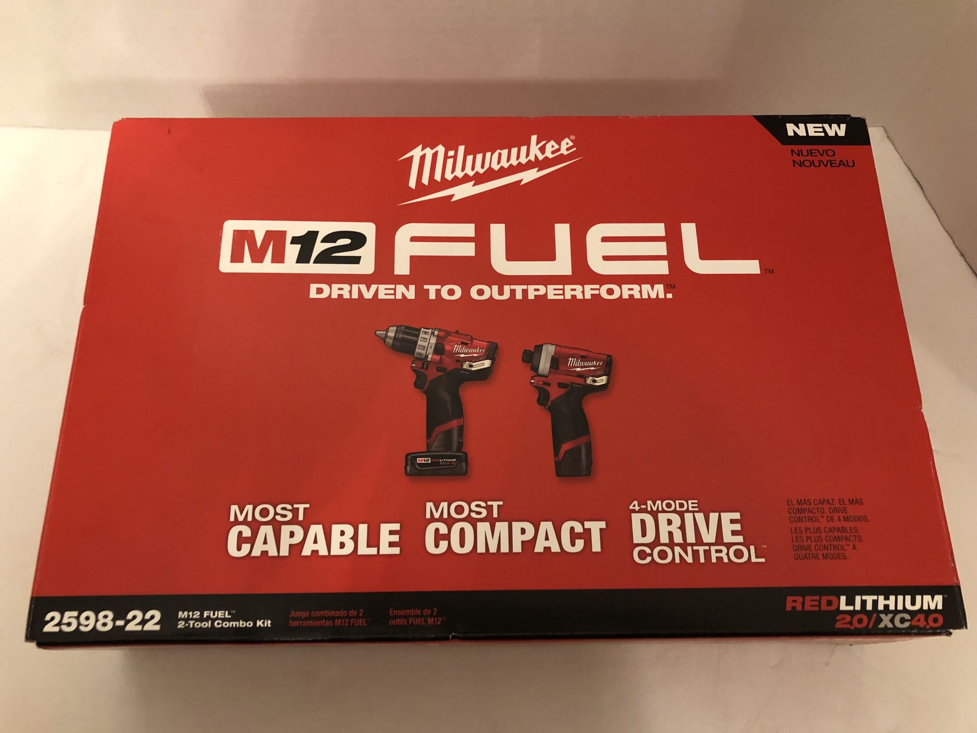 Milwaukee M12 FUEL Hammer Drill & Impact Driver Combo Kit