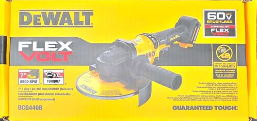Dewalt 60v 7" grinder