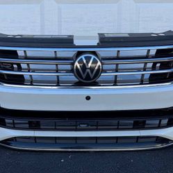 WHITE PERL TIGUAN VW R LINE COMPLETE 2022 2023 2024 FRONT BUMPER