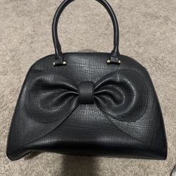 Black Bow Handbag 