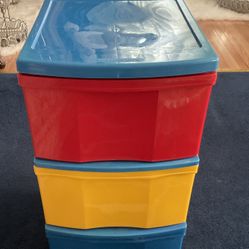 3 Drawer Storage On Wheels-$15 Firm,No Holds Or Spam