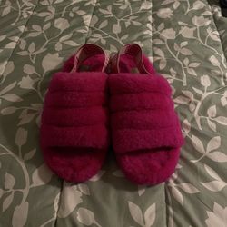 Hot Pink UGG Slides 