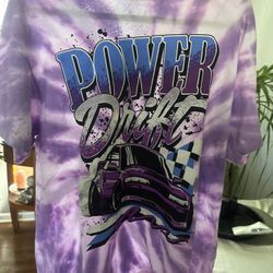 Power Drift Purple Tie-Dye T-Shirt