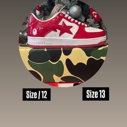 Bapesta Shoes Size 12