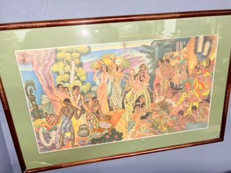 Vintage Eugene Savage Menu Art