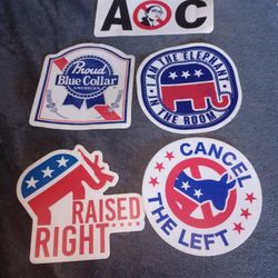One Sided Bumper Stickers