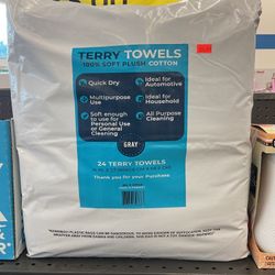 Terry Towels 24 Pack