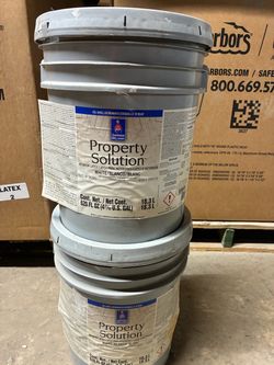 5 Gallon Paint ( White )