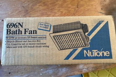 Nutone bathroom fan