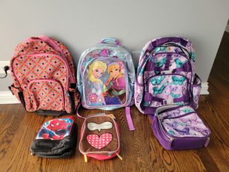 Backpack with lunch box