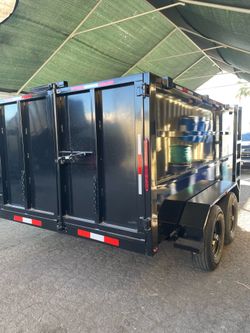 Smooth dump trailer