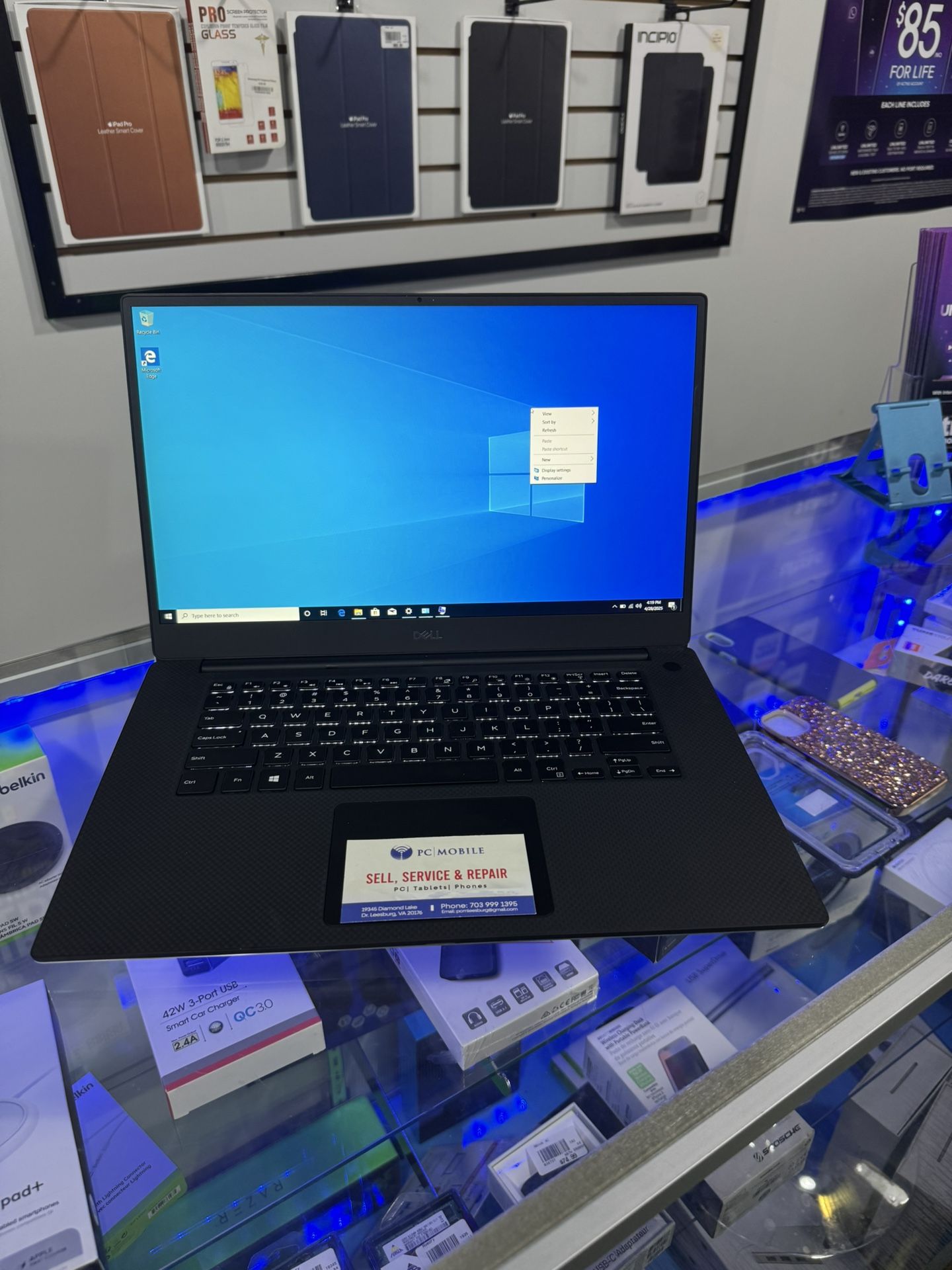 Dell XPS 15 7590 Used 4K (i7-9750H, GTX 1650 Max-Q, 32GB RAM, 1TB SSD)