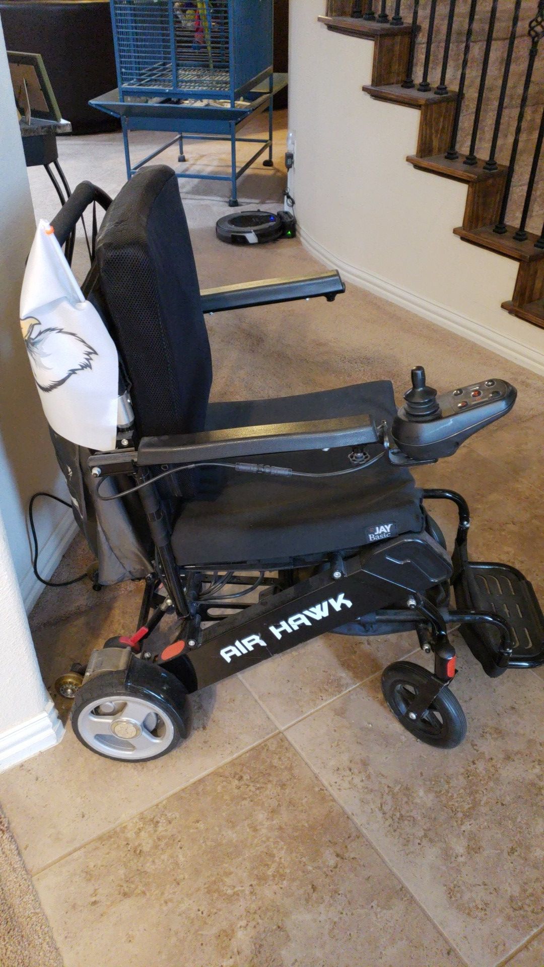 Folding The Airhawk Power Wheelchair, 57 OFF