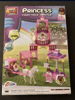 Block Tech Princess Fairy Tale Castle set: $10