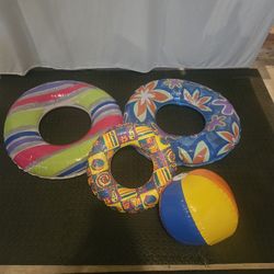 Kids Pool Floats & Beach Ball