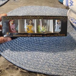 DISNEY PRINCESS SHOT GLASSES