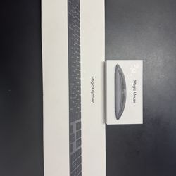 Apple Magic Keyboard and Mouse