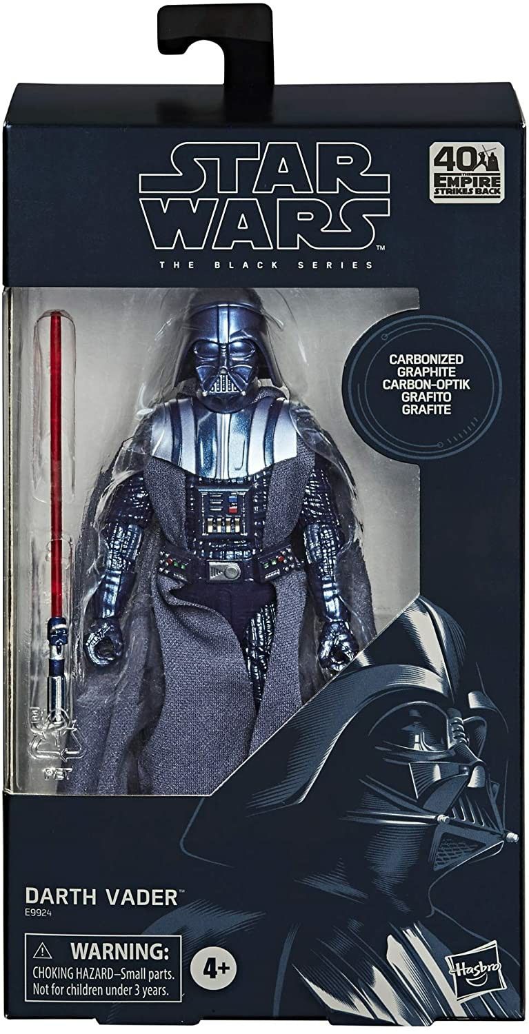 Star Wars The Black Series Carbonized Collection Darth Vader Toy 6-Inch-Scale The Empire Strikes Back Collectible Action Figure