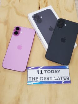  🚀Unlocked  iPhone 16 Plus – Only $5 DOWN, Finance Your Upgrade Today! 💥