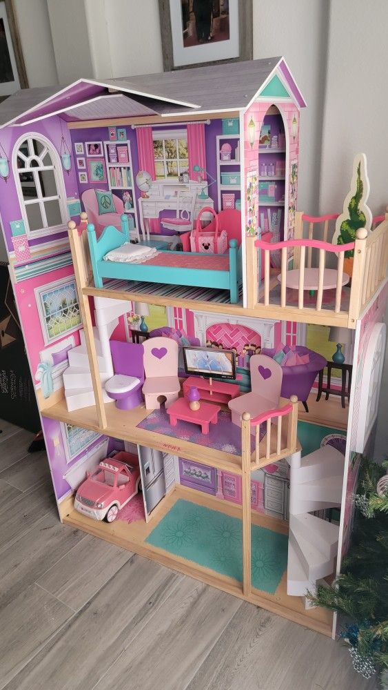 Kidcraft.5ft.doll House With Extra