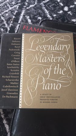 Legendary Masters of the Piano Vinyl Record