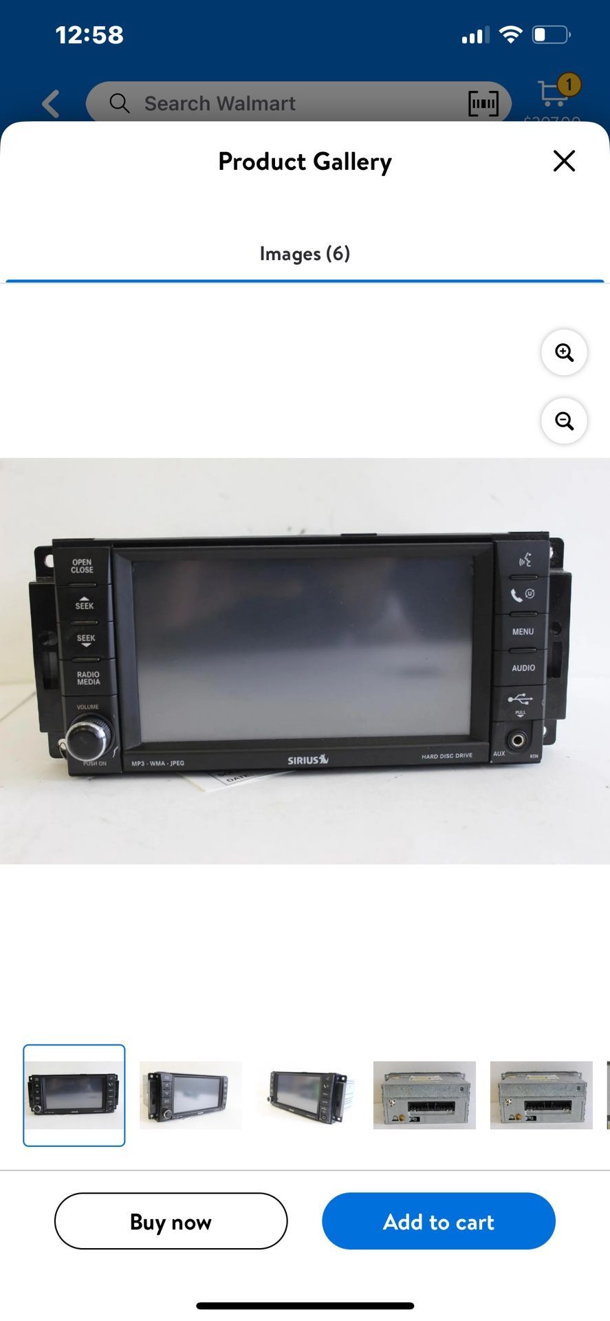 2007-2010 CHRYSLER DODGE JEEP MYGIG REN LOW SPEED RADIO MP3 CD PLAYER
