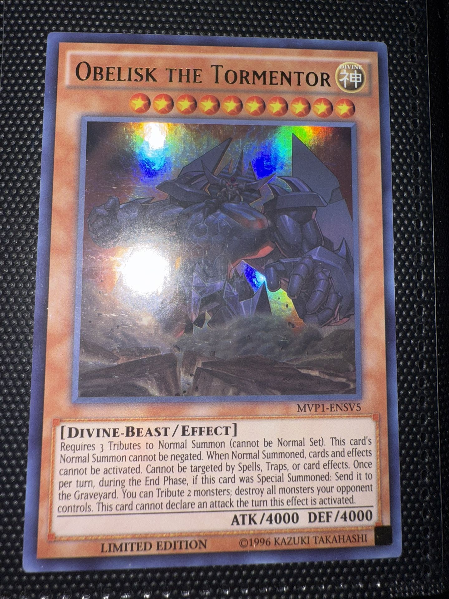 Ultra Rare Obelisk The Tormentor (DSOD Art)