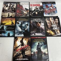 Martial Arts Movies DVD Lot Of 10