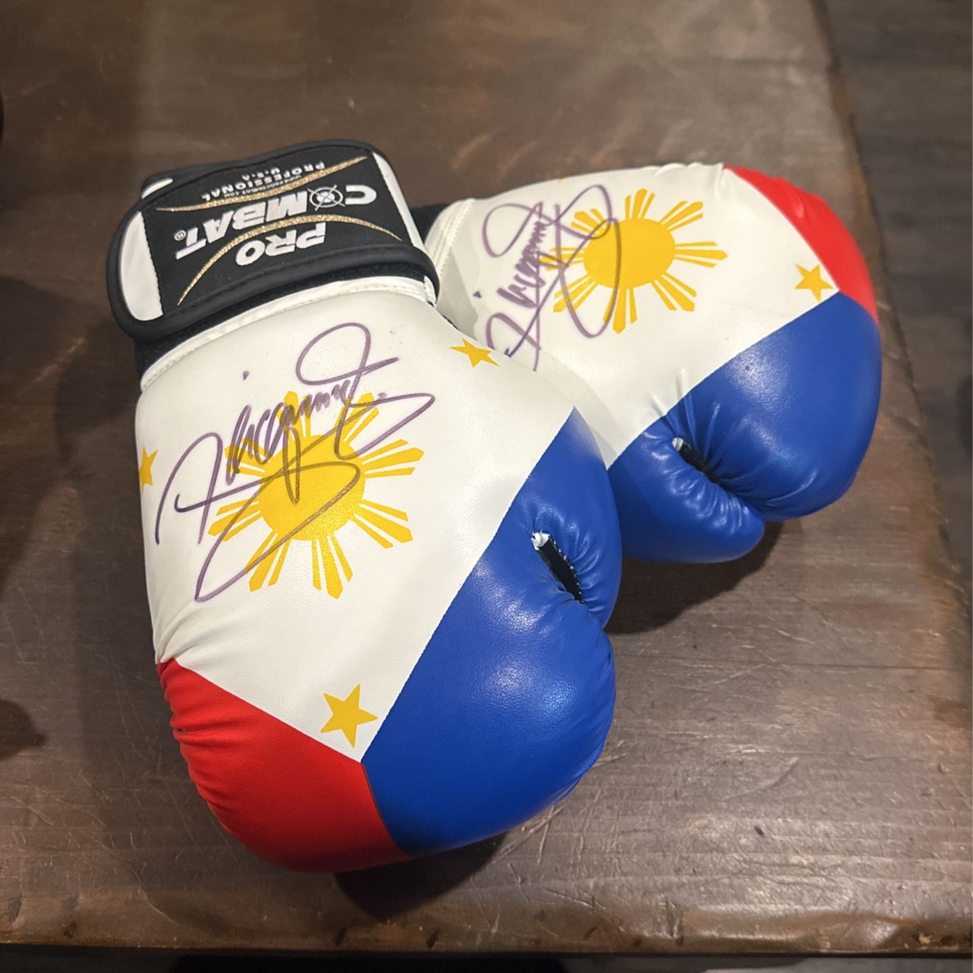 Manny Pacquiao Signed Gloves