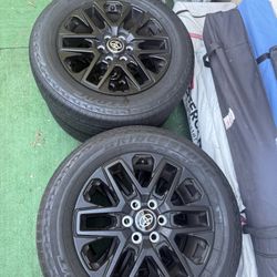 2025 Tundra Limited Nightshade Wheels And Tires 