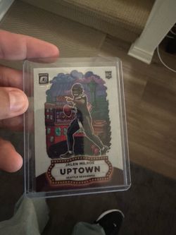 2025 Panini Donruss Optic Uptown white pandora Jalen Milroe RC Seattle Seahawks 12/25 Football Card