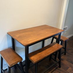 Table With Bench Seating
