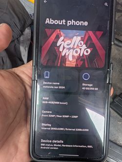 Motorola razor flip 2024
