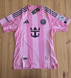 (L, XL, 2XL, 3XL, 4XL) 2026 Inter Miami Home Pink Player Jersey