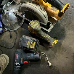 Dewalt And Bosch Tool/s 