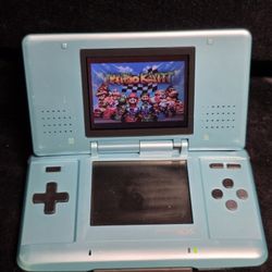 Original Nintendo DS Console (Turquoise Blue) + Stylus (READ Desc)