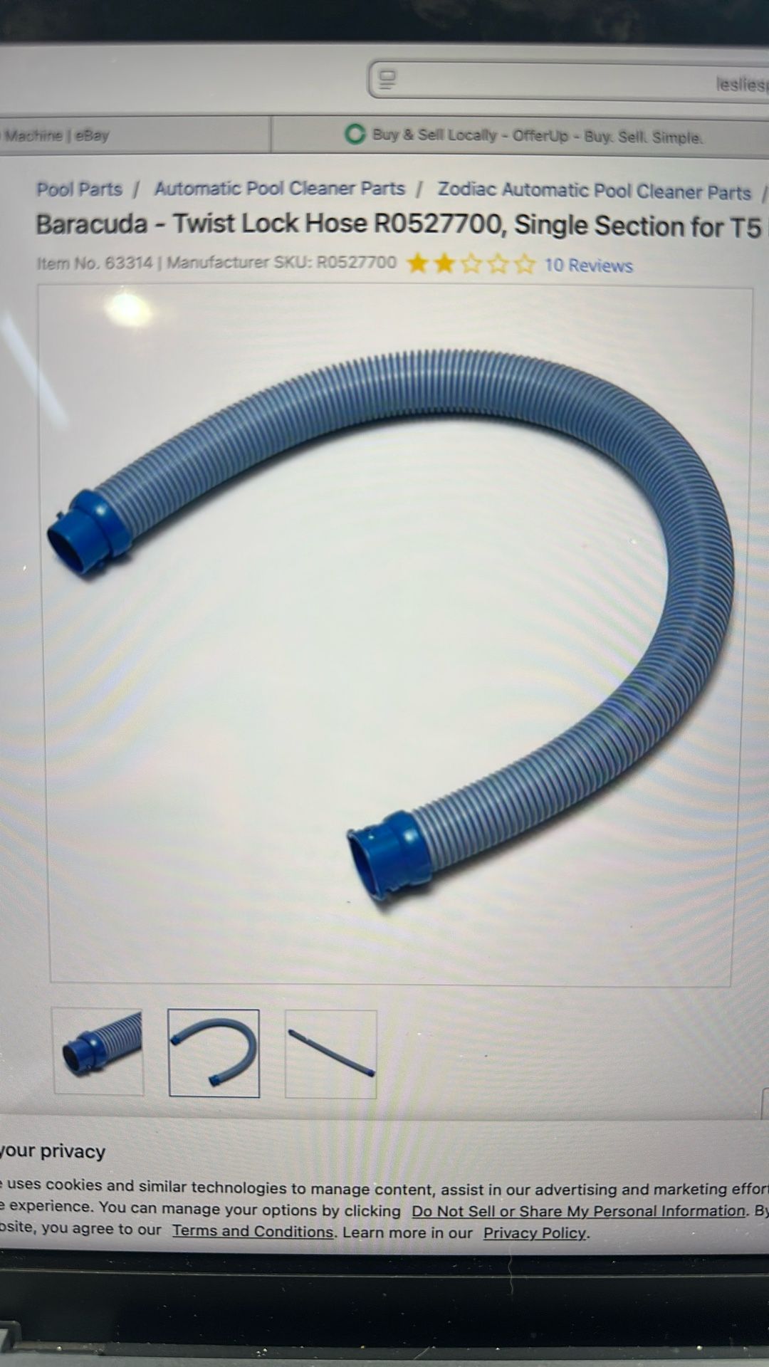 Barracuda Twist Lock Hose R0527700