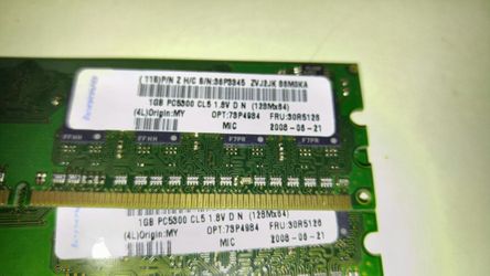 Desktop Memory Micron 2GB 2 x 1GB PC2
