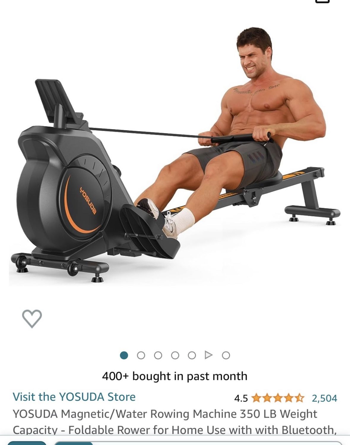 Rowing Machine: Easy Storage