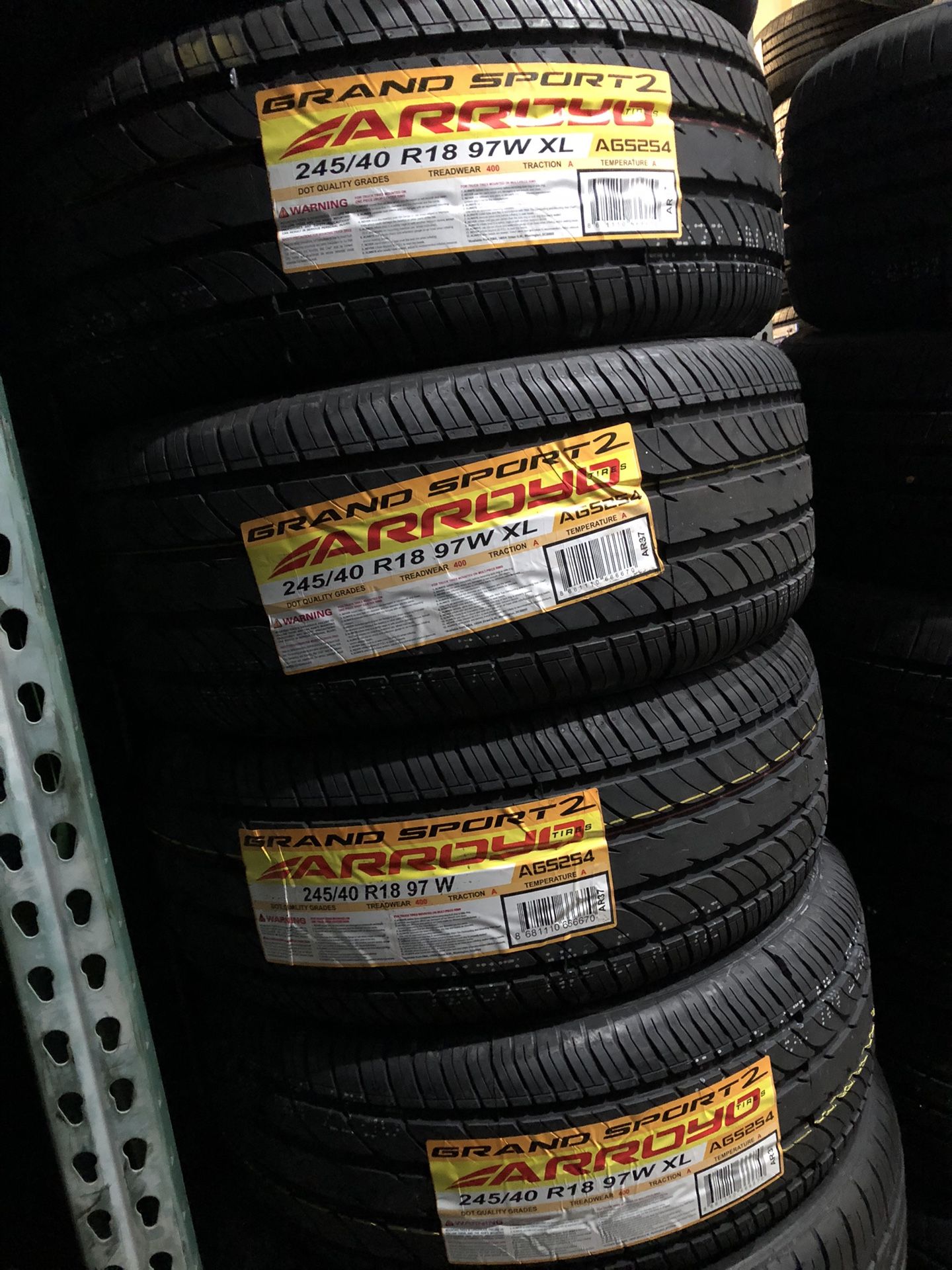 245/40R18 Set Of 4 Tires For Sale At Special.We Finance No Credit Needed💥