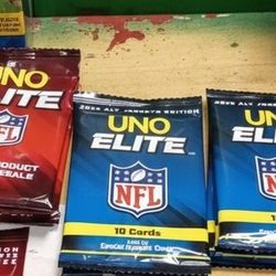 Uno Elite NFL Booster Individual Packs 
