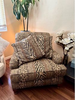 Animal print chair/loveseat